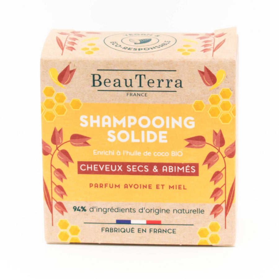 BeauTerra Shampoo Bar Dry  & Damaged Hair 75g-Haut Boutique