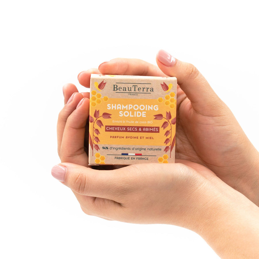BeauTerra Shampoo Bar Dry  & Damaged Hair 75g-Haut Boutique