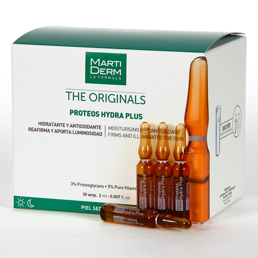 Martiderm Proteos Hydra Plus 2mL x 30amp piel seca-Haut Boutique